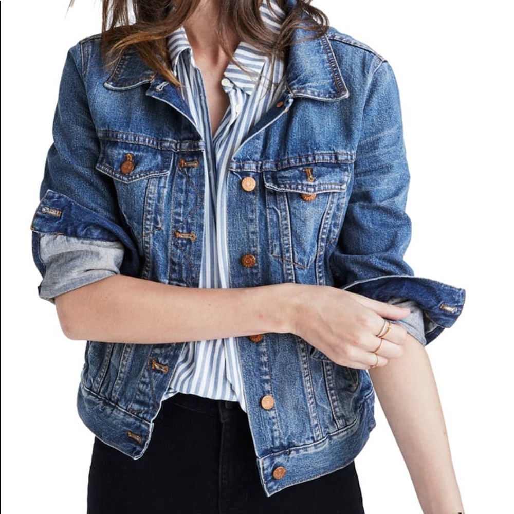 Madewell Blue Denim Jean Jacket